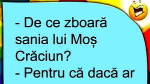 BANCUL ZILEI | "De ce zboară sania lui Moș Crăciun?"