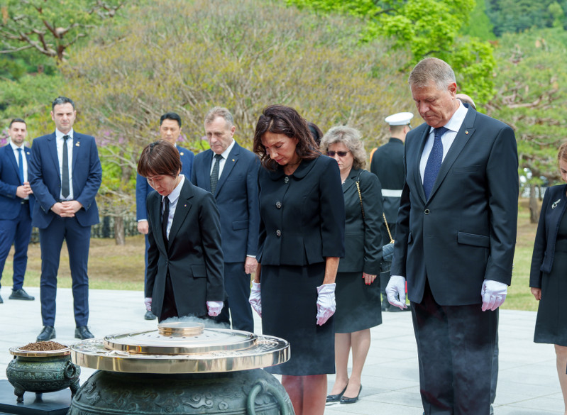 Carmen și Klaus Iohannis, vizită diplomatică în Coreea de Sud /Foto: Administrația Prezidențială