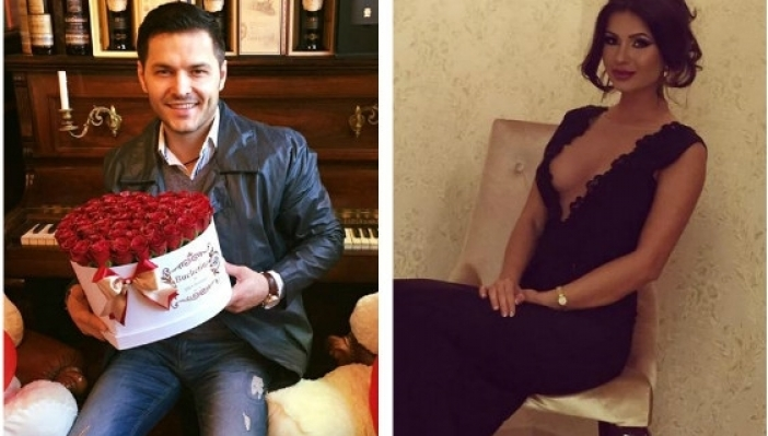 Liviu Vârciu, împreună cu Anda Călin, mama viitoarei lui fetiţe