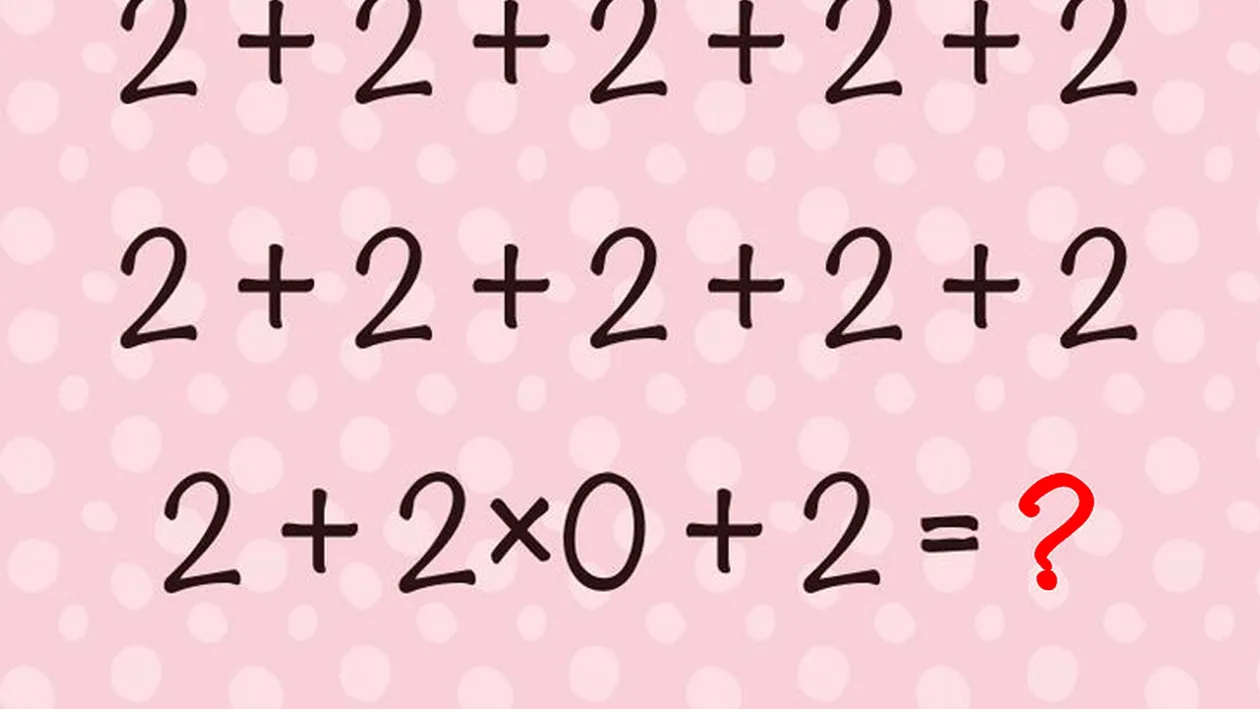 Testul de matematică devenit viral în România | 999 din 1000 nu știu răspunsul corect