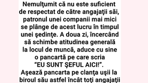 Bancul de weekend | "Eu sunt șeful aici!"