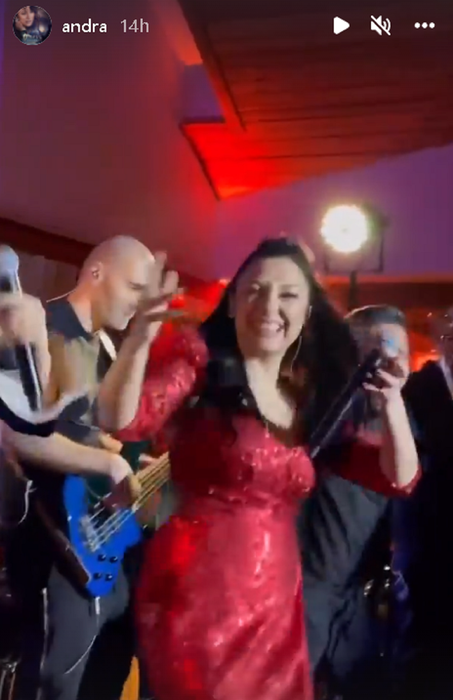 Andra și Cătălin Măruță s-au separat de Revelion. Unde a petrecut prezentatorul de la Pro TV și unde a fost cântăreața
