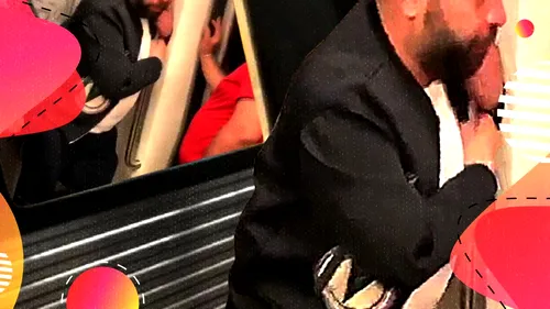 Filmare șocantă cu Florin Salam în metrou: ”Părea că nu se simte bine!”