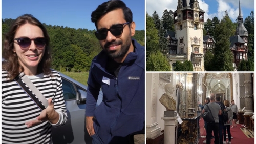 Ce au descoperit doi americani, după ce au vizitat Castelul Peleș? Reacția lor e fabuloasă