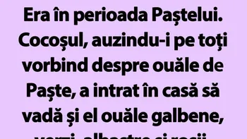 Bancul de Paște | Ce fac cocoșii în prima zi de Paște?
