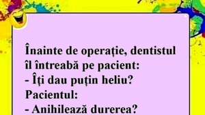 Bancul începutului de săptămână | "Îți dau puțin heliu?"
