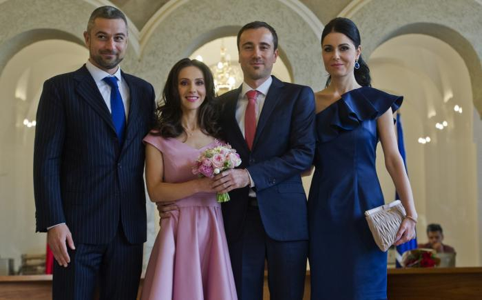 Primele imagini de la cununia civilă a ANDREEI RĂDUCAN! Ce ţinută a ales fosta gimnastă