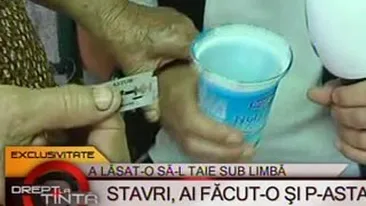 VIDEO SOCANT! Un reporter Kanal D s-a lasat taiat sub limba de tanti Lenuta din Medgidia! Vezi cum ii tremura mana inainte si cum scuipa sangele!