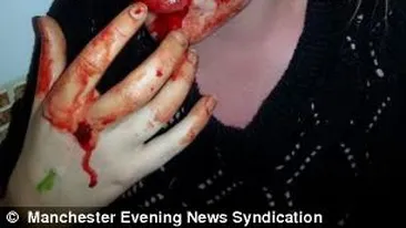 A umplut-o de sange! Ce a patit o femeie in toaleta unui bar! Scene ingrozitoare