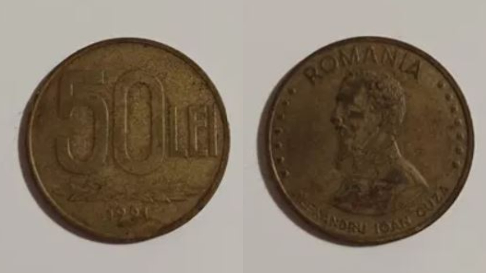 O mai ai acasă? Suma ireală cu care se vinde o monedă de 50 de lei din anul 1991, acum, în 2024