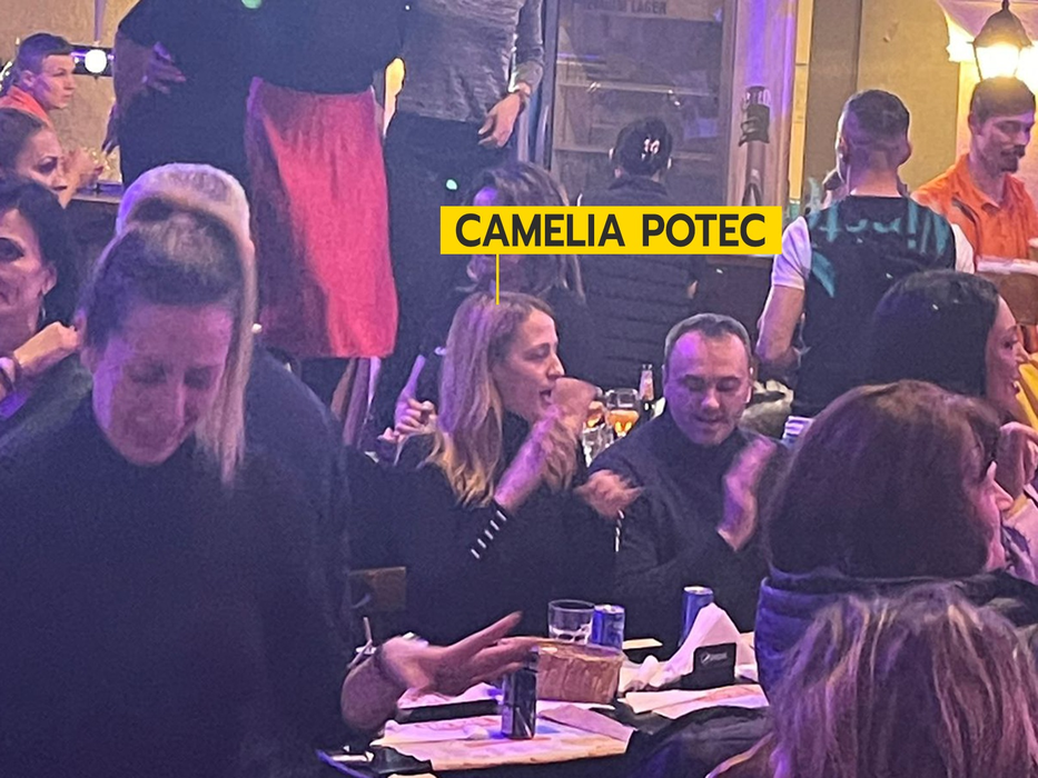 Camelia Potec, surprinsă într-un club de fițe. Cum s-a distrat campioana olimpică până târziu în noapte