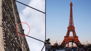 Turnul Eiffel, evacuat din cauza unui individ care escaladează edificiul