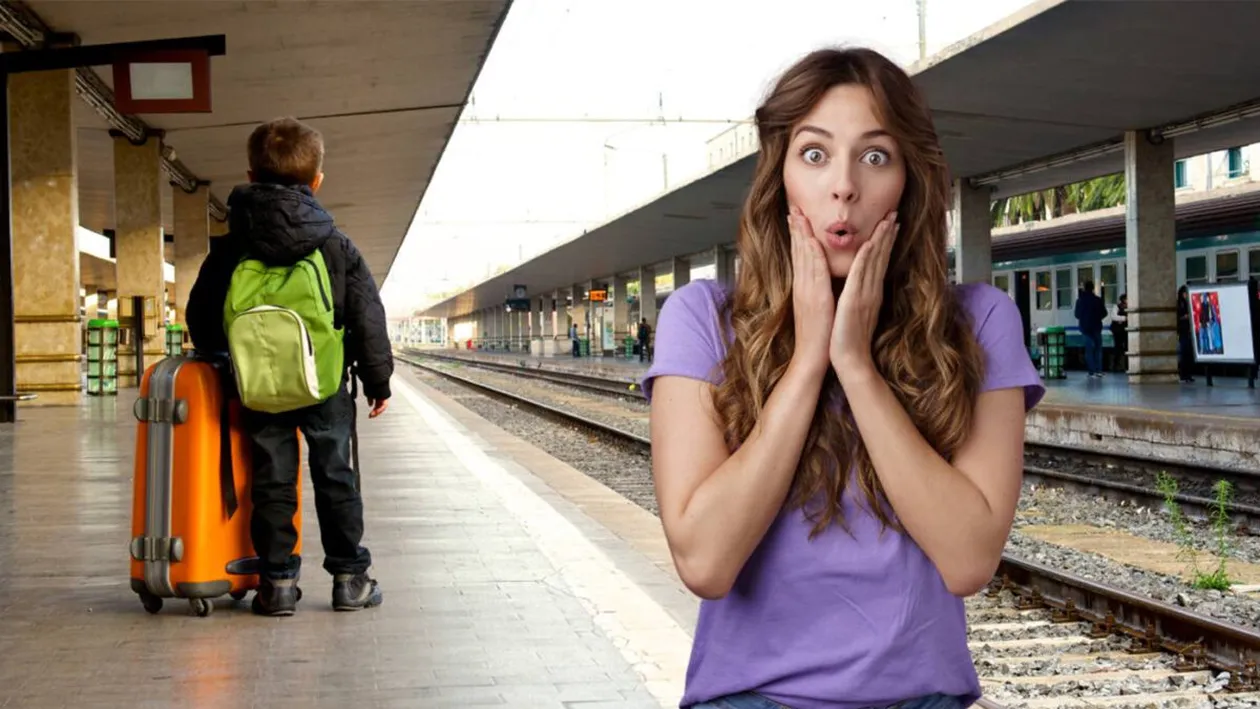 Ce a pățit o tânără mamă după ce și-a uitat fiul de 10 ani în tren. Ireal ce a urmat
