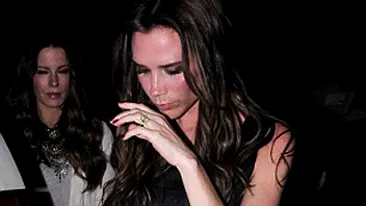 Victoria Beckham, parca mai deprimata ca niciodata! In negru si trista la ziua de nastere a prietenei ei!