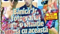 Banica Jr., fotografiat cum se pupa cu ea