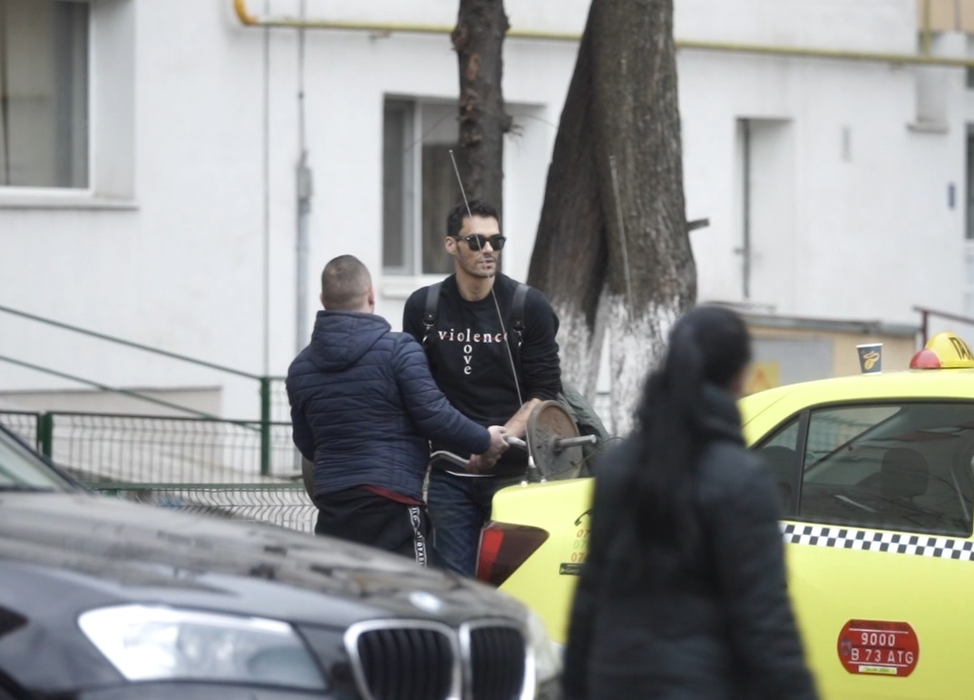 George Burcea și-a luat lucrurile din casa în care a locuit cu soția sa