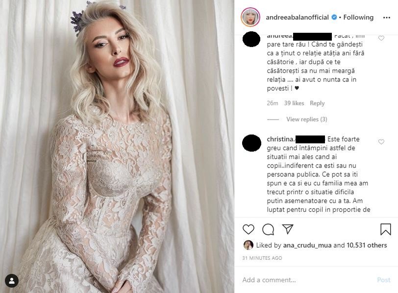 Acum totul e oficial! Andreea Bălan, primele declarații despre divorț: “Sunt momente delicate”. Ce a spus despre George Burcea