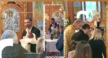 Nașul Pepe și-a botezat nepoțica de la Londra: “Nașele sunt Rosa și Maria”
