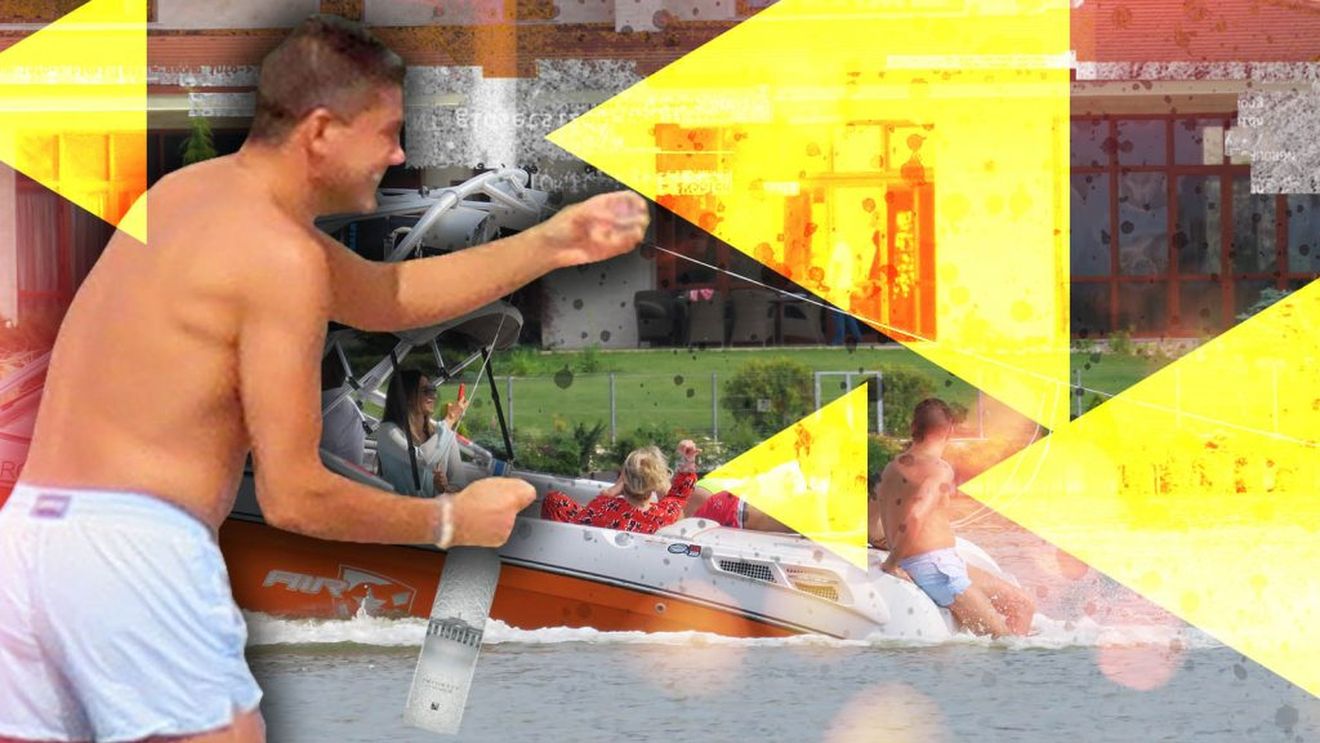 Fostul deputat, aroganțe pe lac! A ”ras” mai multe shot-uri de votcă pe placă