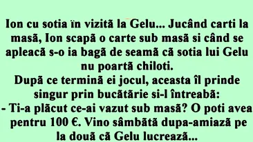 Bancul de miercuri | Gelu și soția lui Ion