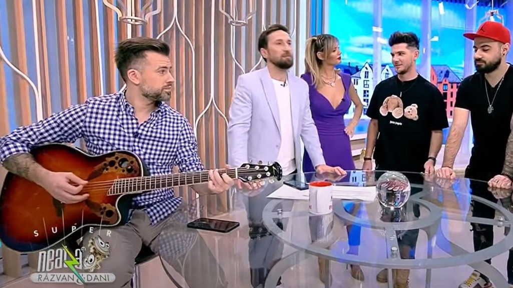 Ramona Olaru și Cuza, “înțepături” acide în direct, la Antena 1! Gestul surprinzător făcut de cântăreț față de fosta iubită | VIDEO