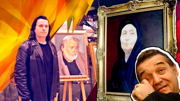 Un pictor i-a făcut portretul mamei lui Gigi Becali și îl vinde cu…