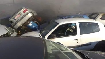 Panică pentru clienții unul mall din Prahova! A izbucnit un incendiu de vegetație. VIDEO