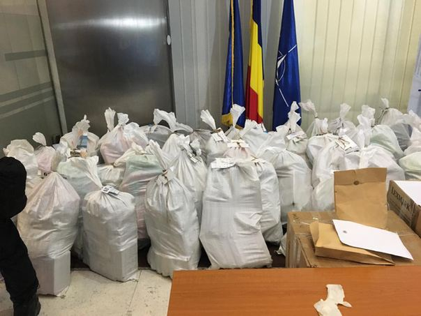 30 de saci care conţineau cocaină au fost descoperiți în luna martie, la Tulcea
