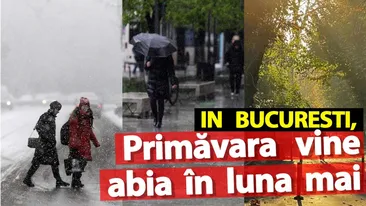 Anunț trist făcut de meteorologii Accuweather: În București, primăvara vine abia în luna mai