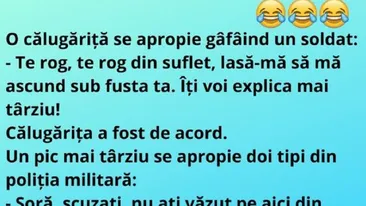 Bancul de duminică seara | O călugăriţă de apropie gâfâind de un soldat