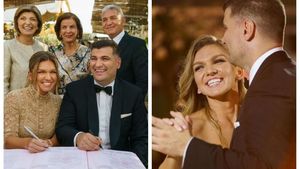 Apariție de nota 10. Cât a costat rochia pe care Simona Halep a purtat-o la petrecerea de după cununia civilă cu Toni Iuruc. “Rafinată și elegantă!”