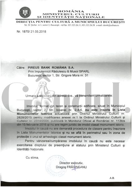 Investiție imobiliară de aproape 11 milioane de euro, blocată de Nicușor Dan: ”Am încercat să discutăm cu el, dar ne-a refuzat”