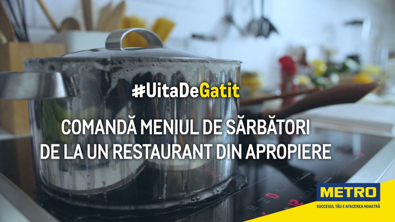 METRO România te îndeamnă să comanzi meniul de Crăciun de la restaurantele preferate