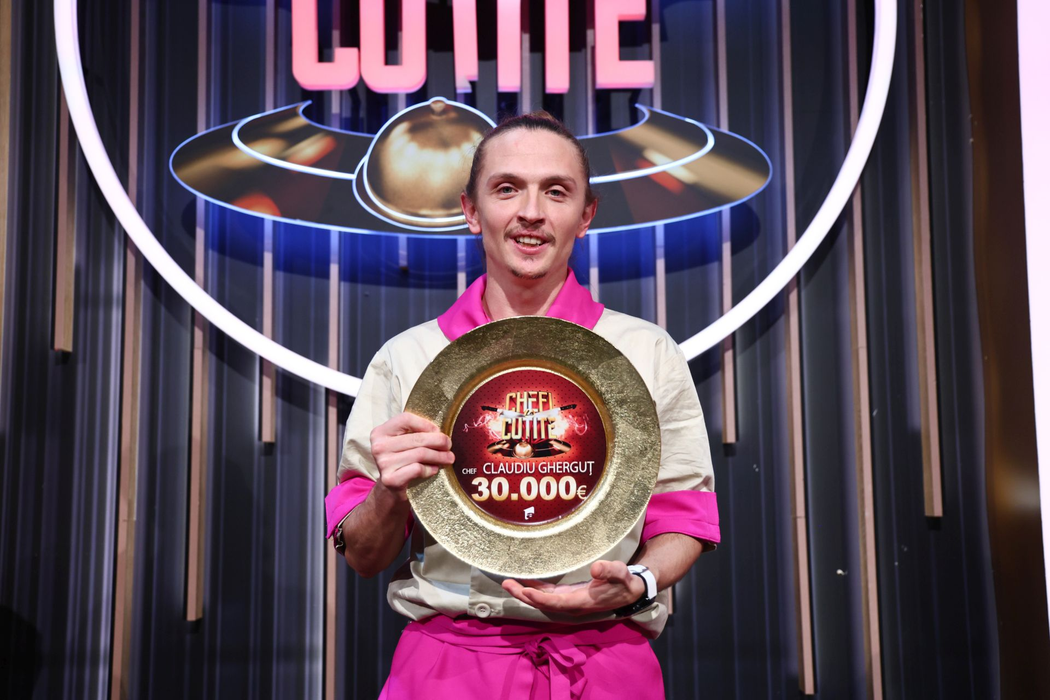 Ce planuri are Claudiu Gherguț după ce a câștigat premiul de 30.000 de euro la Chefi la Cuțite? ”Fac naveta, sunt mai multe în joc!”