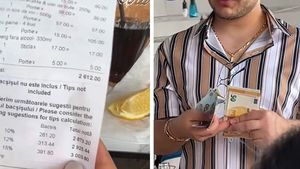 Notă de plată de 2.612 ron la restaurantul Taverna Racilor al lui Pescobar. Doar pâinea a costat 105 lei!