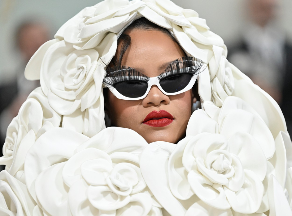Rihanna attends The Metropolitan Museum of Art's Costume Institute benefit gala celebrating the opening of the "Karl Lagerfeld: A Line of Beauty" exhibition on Monday, May 1, 2023, in New York.,Image: 773199004, License: Rights-managed, Restrictions: This content is intended for editorial use only. For other uses, additional clearances may be required., Model Release: no, Pictured: Rihanna