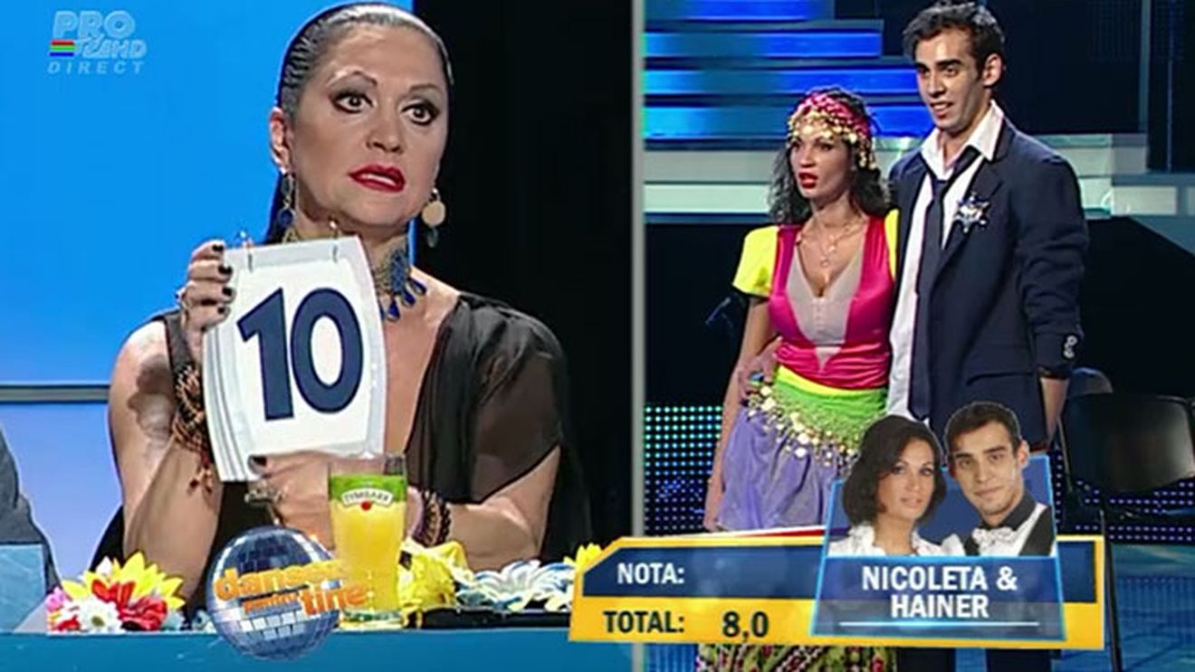 Nicoleta Luciu a luat primul 10 din aceasta editie de la Dansez pentru Tine! Uite ce reactie a avut bruneta!