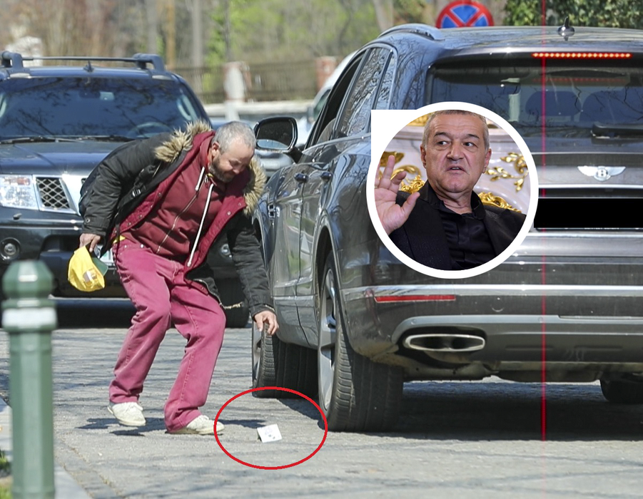 Gigi Becali a schimbat total modul de interacțiune cu cerșetorii. A aruncat banii pe geamul mașinii