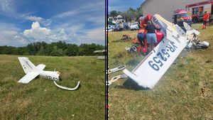 Accident aviatic lângă Orăştie! O aeronavă de mici dimensiuni s-a prăbușit, două persoane erau la bord