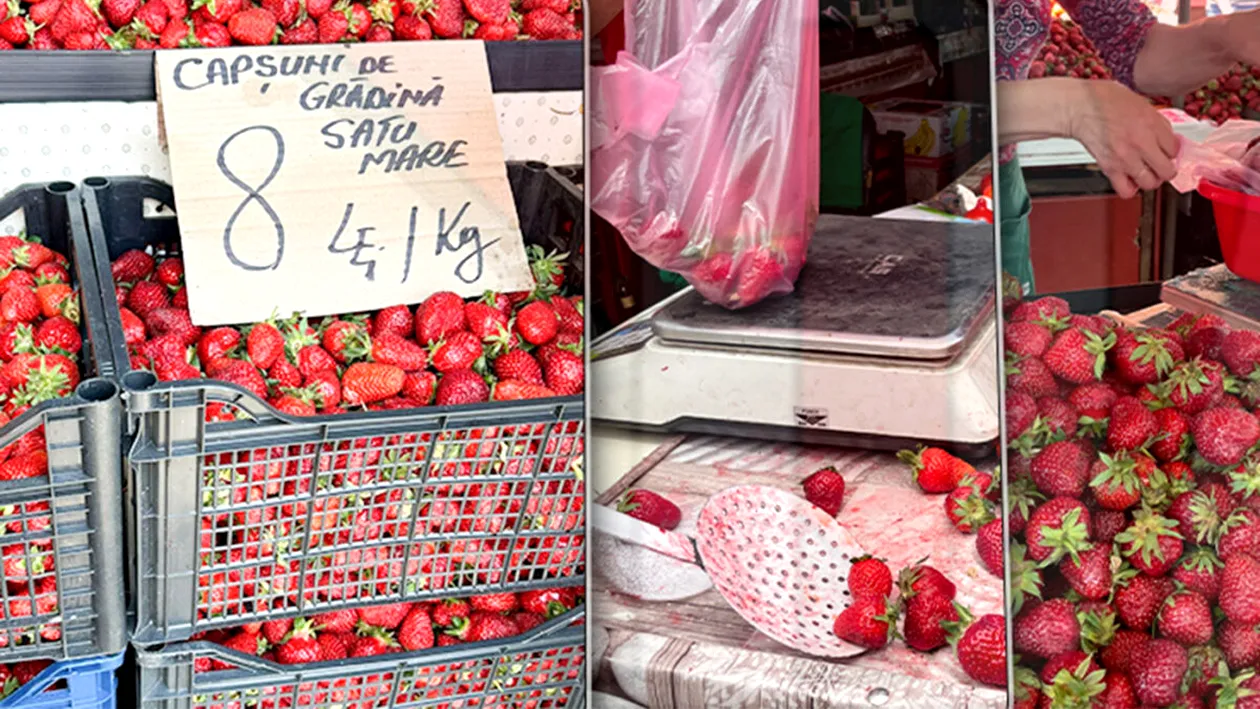 Ce a pățit Alexandra Stan din Iași, după ce a cumpărat căpșuni de 8 lei din piață: Mi-a crăpat limba