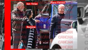 Proprietarul Ferrari & Romina au aterizat în secret, cu un avion privat, la București! Multimiliardarul & soția fac Paștele cu Ion Țiriac