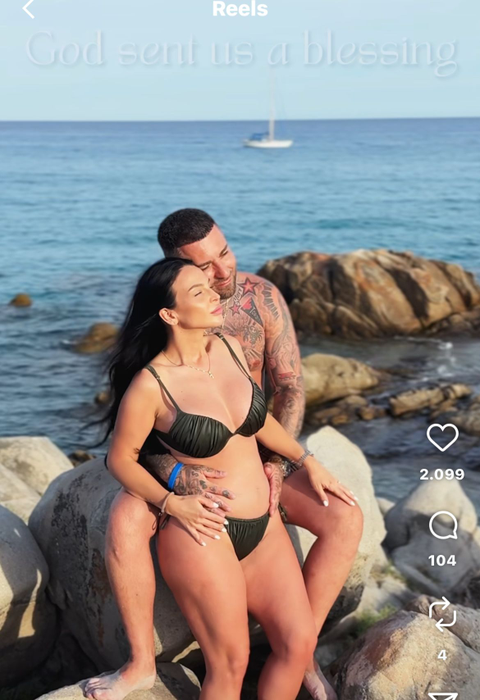 Tj Miles și Francisca vor deveni părinți/ sursă foto: social media