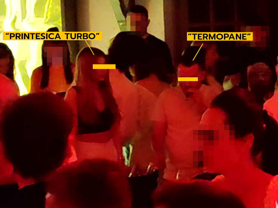 "Prințesica Turbo", nu a părut foarte încântată de compania lui "Termopane", la LOFT (Foto: CANCAN.RO)