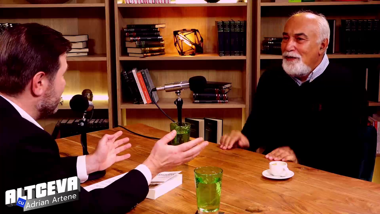 Varujan Vosganian este invitatul lui Adrian Artene la podcastul "ALTCEVA" (Sursa: Captură video)