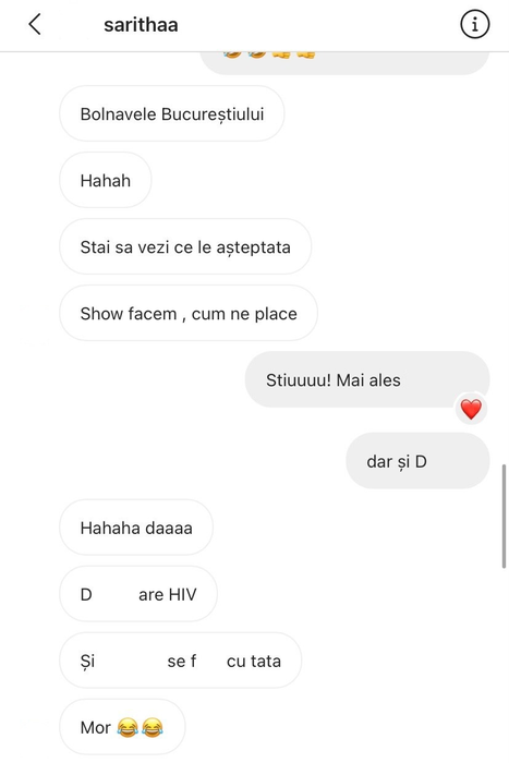 ”Prințesele de oraș” s-au denunțat reciproc la pont@cancan.ro, iar Sarithaa este gata de răzbunare