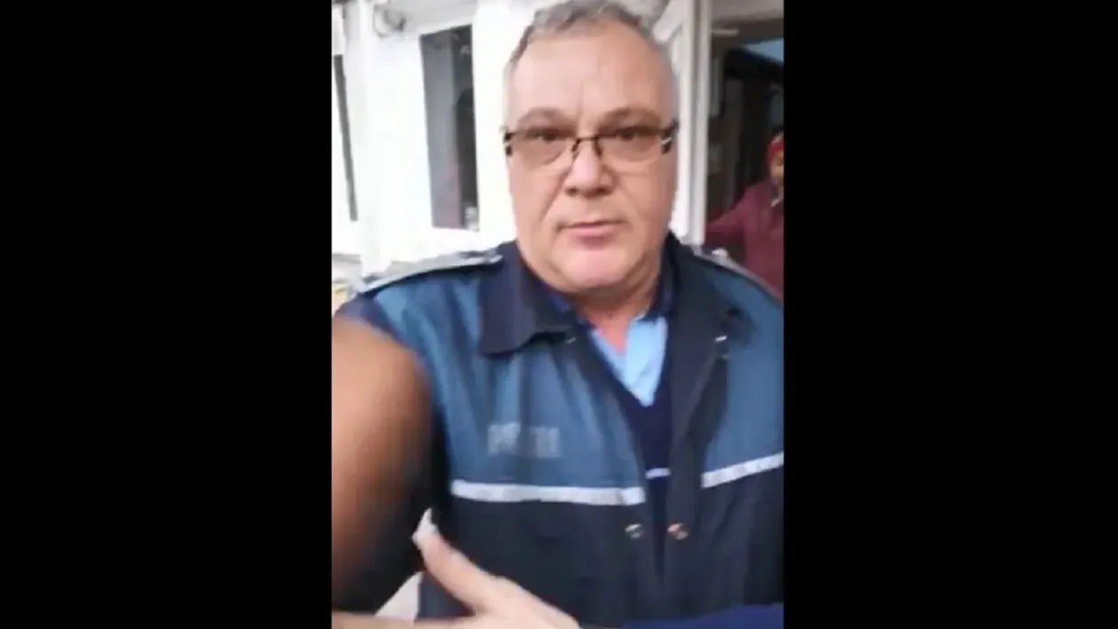 Polițist de la Secția 9 din București, reacție violentă după ce un bărbat l-a filmat cu telefonul mobil
