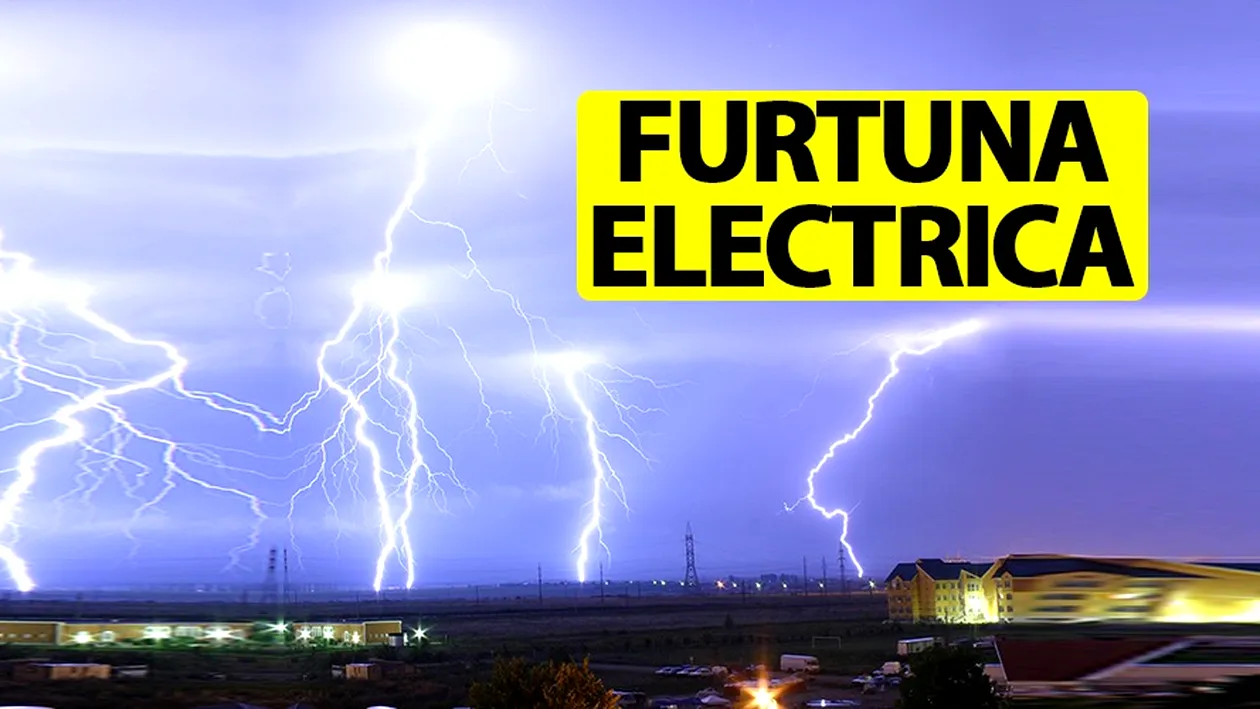 Vine furtuna electrică în România! ANM anunță 15 ore de furie meteorologică