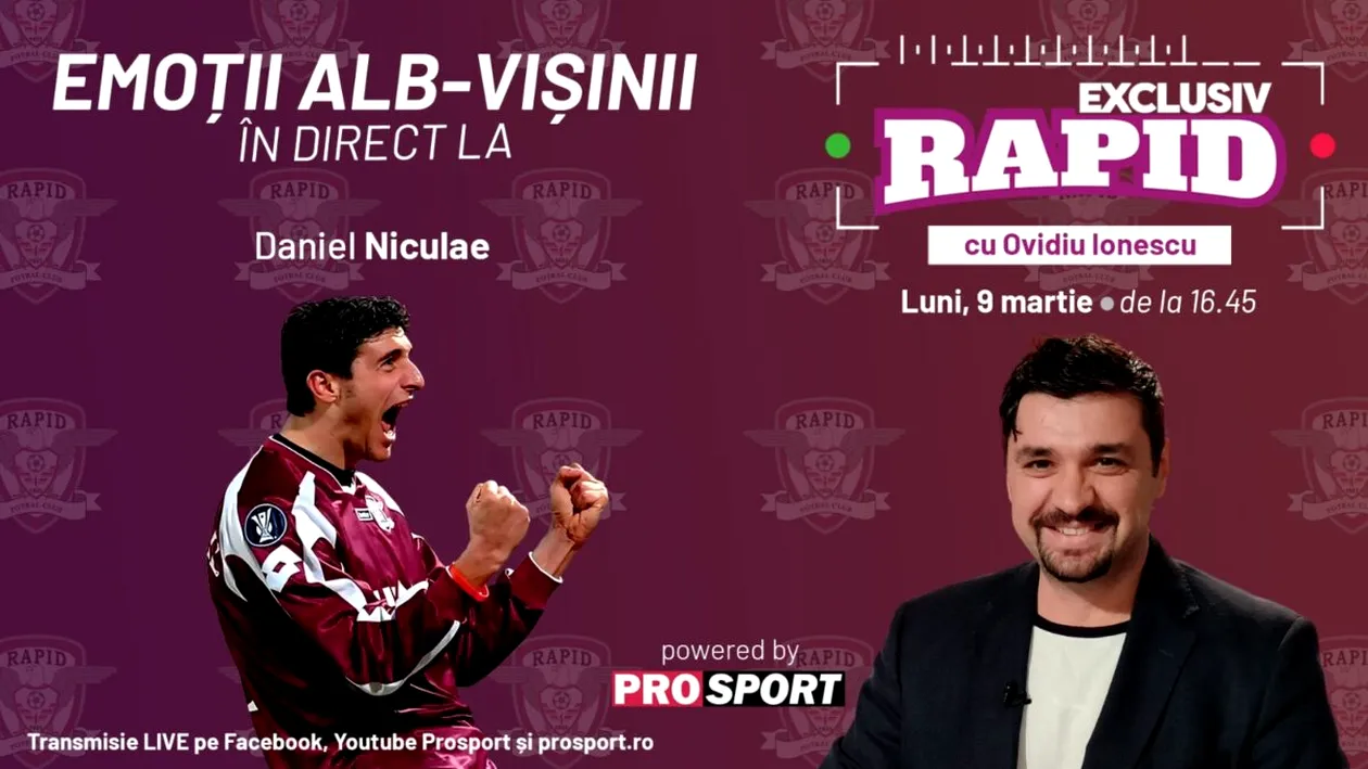 EXCLUSIV RAPID după Rapid - Craiova 1-1, la exact 20 de ani de la Rapid - Hamburg 2-0, e în direct pe YouTube - ProSport de la 16:45