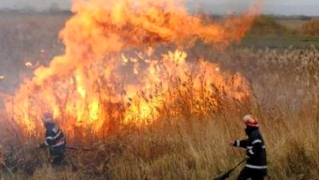 Un bărbat din Gorj a suferit arsuri grave după ce a încercat să curețe un teren dându-i foc