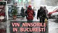 Meteorologii Weather.com au modificat prognoza: Pe ce dată vin ninsorile în București